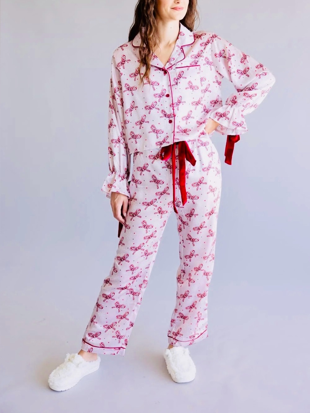 Simply Southern • Holiday Bows Pajama Set